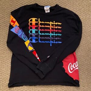 VINTAGE CHAMPION COCA COLA SHIRT MEN’S LARGE